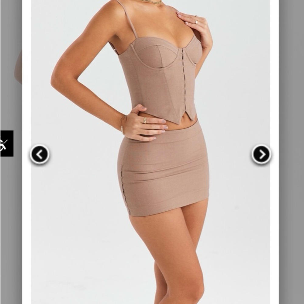 Elegant Tan Women’s two piece